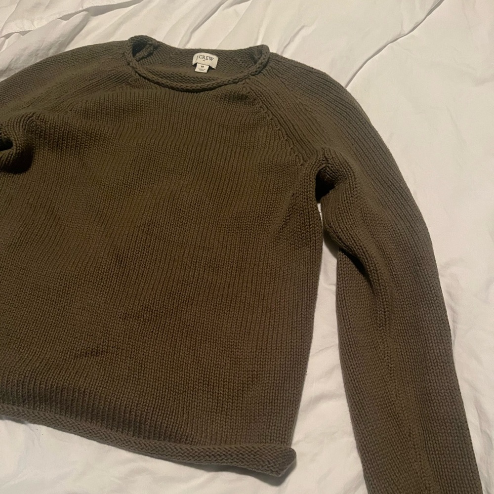 Green M J.Crew Sweater